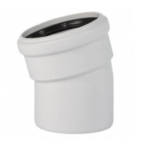Отвод бесшумный Ostendorf Skolan Safe SKB 90 мм 15° RAL 7035 334100