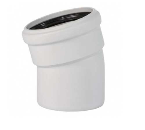 Отвод бесшумный Ostendorf Skolan Safe SKB 90 мм 15° RAL 7035 334100
