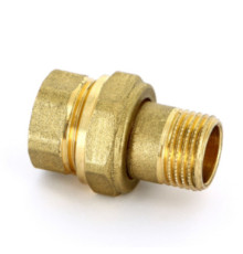 Разъемное соединение прямое Uni-Fitt НВ 1 1/4 с плоской прокладкой 507314