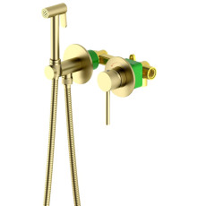 Комплект гигиенического душа с защитой от ожогов Timo Saona золото матовое 2339/17SM