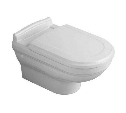 Унитаз подвесной Villeroy & Boch Hommage 370x600 мм CeramicPlus альпийский белый 6661B0R1