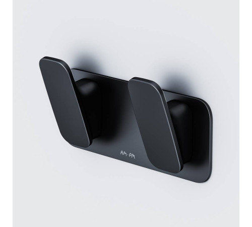 Крючок для полотенец двойной AM.PM Inspire V2.0 черный матовый A50A35622