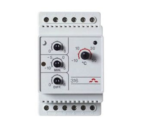 Терморегулятор DEVIreg 316 на DIN-рейку 16 А 140F1075