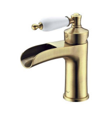 Смеситель для раковины Boheme Vogue матовая бронза 201