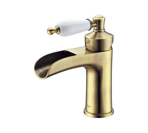 Смеситель для раковины Boheme Vogue матовая бронза 201