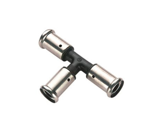 Тройник равнопроходный пресс HENCO PVDF 26x26x26 мм 9PK-262626