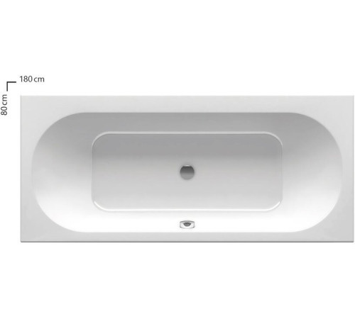 Ванна акриловая RAVAK CITY 180х80 см белая C920000000