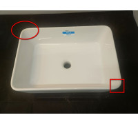 Раковина накладная Roca Mila 500x350x190 мм без отверстия под смеситель 32700B000