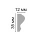 Молдинг гладкий DECOMASTER A033 полистирол 35х12х2000 мм A033