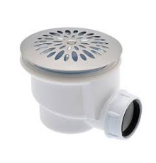 Сифон для душевого поддона Texa универсальный D90 крышка нержавеющая сталь слив D40 0205075