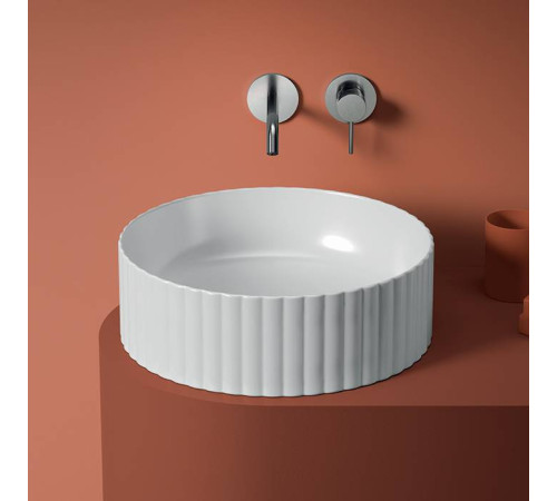 Раковина накладная Artceram Millerighe 44 см белый глянцевый OSL010 01 00