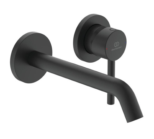 Смеситель для раковины настенный Ideal Standard Ceraline внешняя монтажная часть черный матовый A6938XG