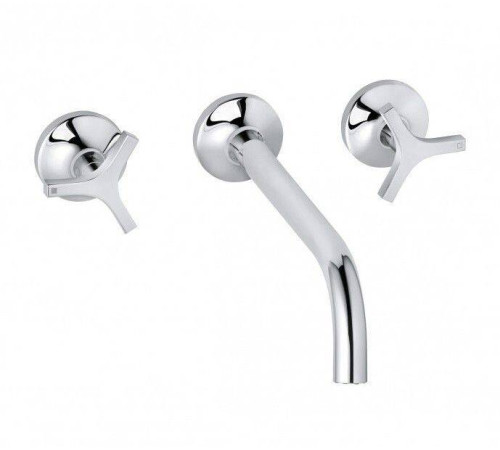 Смеситель для раковины Kludi Nova Fonte Deco скрытого монтажа на 3 отверстия хром 201460539
