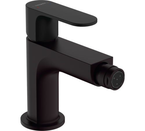 Смеситель для биде hansgrohe Rebris S с металлическим сливным гарнитуром черный матовый 72212670