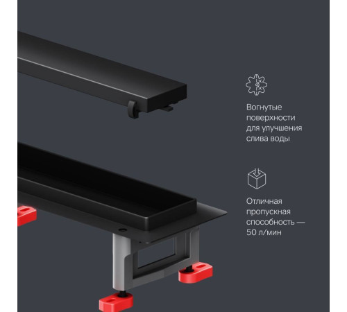 Трап для душа линейный AM.PM Masterflow Tile 80 см W01SC-U11-080-04BM