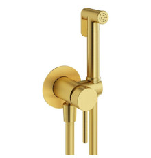 Гигиенический душ со смесителем Plumberia Selection IXO шланг 125 см брашированное золото XO2000OB