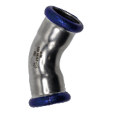 Угольник 45° Högert Technik 28 мм нержавеющая сталь SS53107