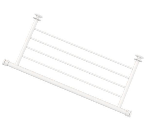 Полка для полотенцесушителя Сунержа прямая 4 перекладины 538x240 мм матовый белый 30-2012-4470