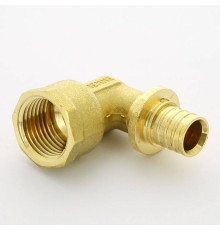 Угол аксиальный Uni-Fitt 16x1/2 ВР латунь 744G6200