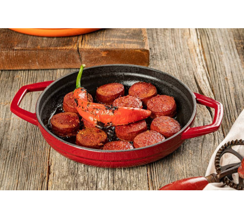 Сковорода с двумя ручками Hascevher KTV 22 см Red A625522