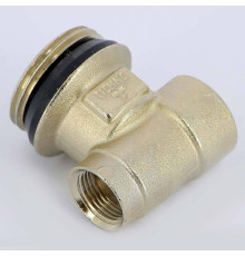 Концевик для коллектора Tiemme никелированный 1/2x1x3/8 ВНВ 1950003