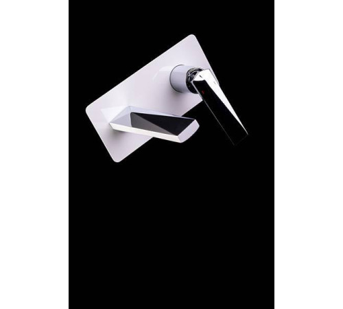 Смеситель для раковины Boheme Venturo белый хром 371-W