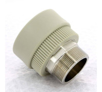 Муфта полипропиленовая FV-Plast с наружной резьбой 63x2 215063