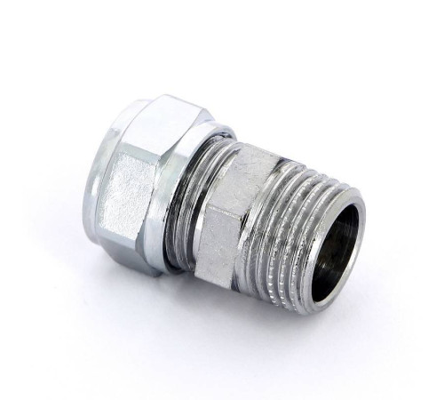 Муфта обжимная с наружной резьбой хромированная Tiemme 15x1/2 1130036