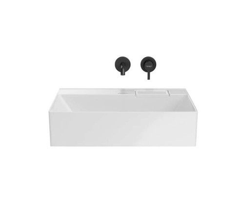 Раковина накладная Kerama Marazzi Logica 60.5х48.5 см без отверстия белый глянец LO.wb.60.0