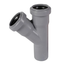 Тройник для внутренней канализации Ostendorf HTEA 40/40 мм 45° 111200