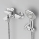 Смеситель для ванны и душа AM.PM X-Joy с душевым набором F85A15000