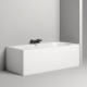 Ванна встраиваемая Salini Ornella Axis 170 170 х 70 х 60 см S-Sense белый 104613G/23101H