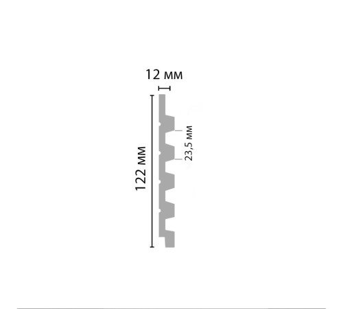 Декоративная панель DECOMASTER D317 ДМ 122х12х2900 мм D317 ДМ
