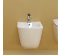 Биде подвесное Kerasan Tribeca 54х35 см с креплением WB9N белый 512501