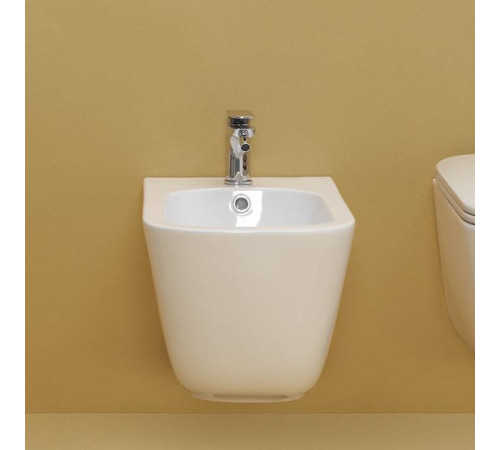 Биде подвесное Kerasan Tribeca 54х35 см с креплением WB9N белый 512501