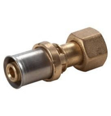 Муфта с накидной гайкой Giacomini RM179SP 1/2 х 16х2 мм латунь RM179Y053