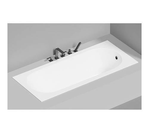 Ванна встраиваемая Salini Ornella 170х75х60 см овальная чаша S-Sense белый глянцевый 102311G/23101H