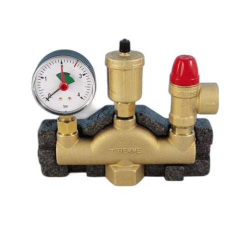 Предохранительный узел Tiemme с изоляцией 1 1.5 бар 3190003