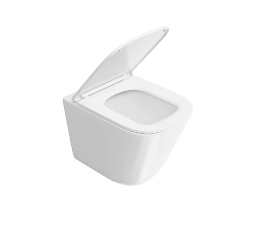 Унитаз подвесной Kerama Marazzi Cubo 34х48 см смыв торнадо с сиденьем CU.T.wc.02