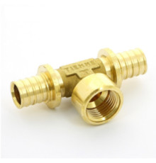 Тройник аксиальный STOUT 20 x 1/2 x 20 мм ВР SFA-0008-002012