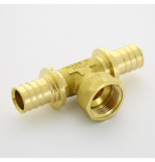 Тройник аксиальный STOUT 25 x 3/4 x 25 мм ВР SFA-0008-002534