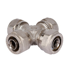 Крестовина латунная никелированная Tiemme 20 мм 1600088