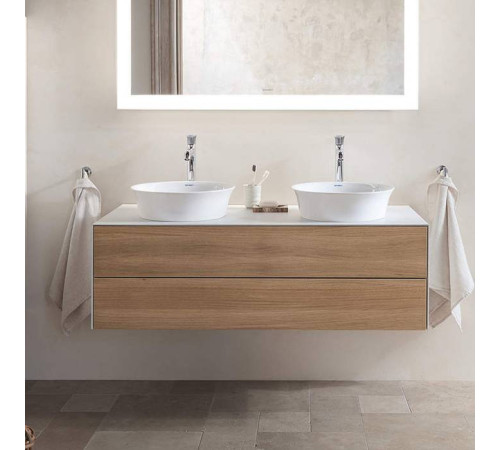Раковина накладная Duravit White Tulip Ø 43 см без перелива 2362430079