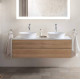 Раковина накладная Duravit White Tulip Ø 43 см без перелива 2362430079
