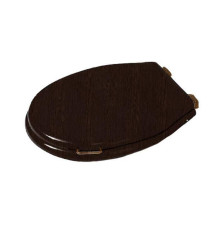 Сиденье для унитаза Simas Lante с ручкой микролифт noce/бронза LA009noce/br