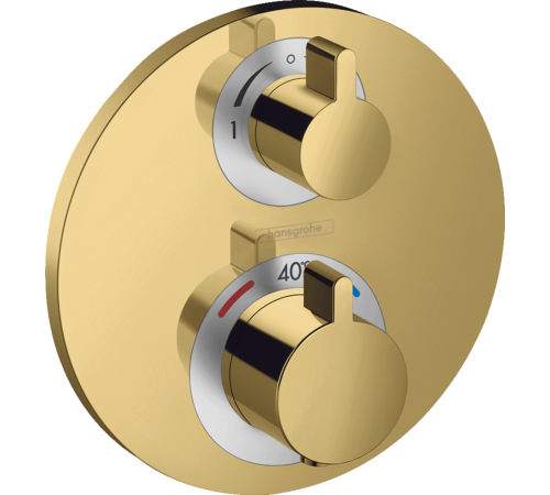 Термостат hansgrohe Ecostat S для 2 потребителей внешняя часть 15758990