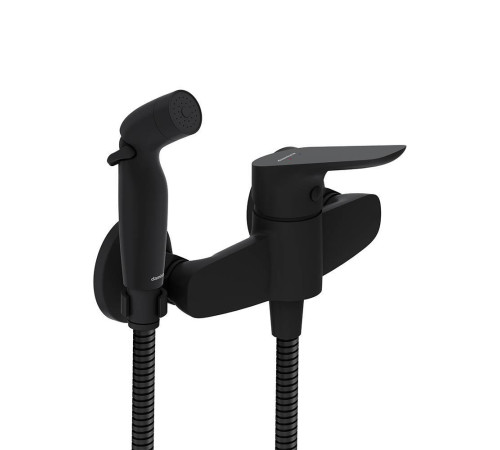 Смеситель для душа с гигиеническим душем AM.PM Like черный матовый 778000300