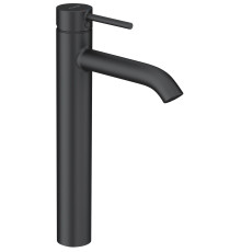 Смеситель для раковины Kludi Bozz высокий 240 мм гладкий корпус черный матовый 382863976