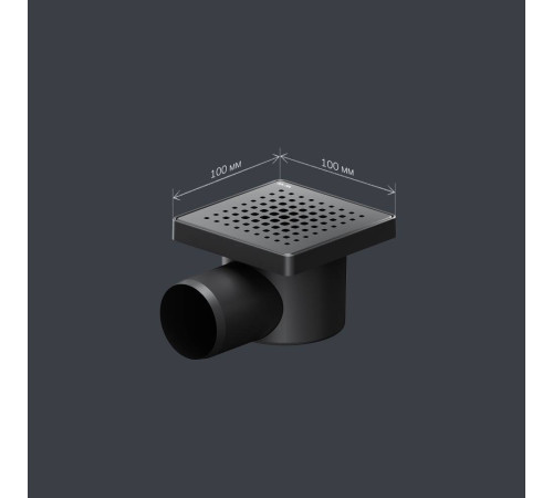 Трап для душа точечный AM.PM PrimeFlow Point мокрый затвор Cut Gradient 10 см W02BD-P11-010-01BM