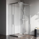 Душевое ограждение AM.PM Func 120x90 см профиль хром стекло прозрачное W84G-403-12090-MT
